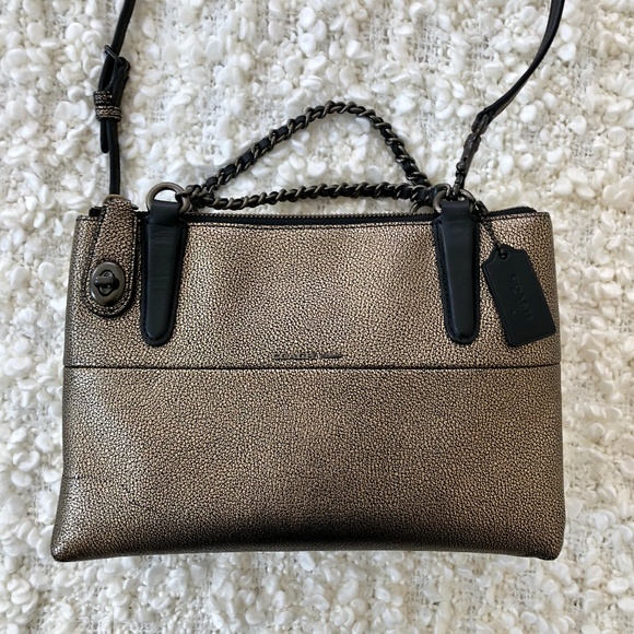 Coach Mini Turnlock Borough Crossbody - Picture 1 of 7